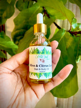 Load image into Gallery viewer, Olive & Citrus Leaf Hair & Body Oil