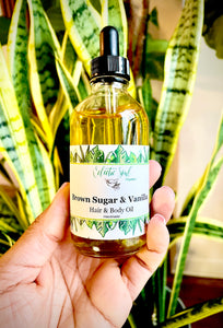 Brown Sugar & Vanilla Hair/Body Oil