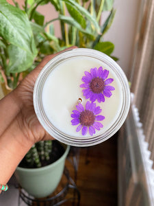 Sweetgrass Violet Candle